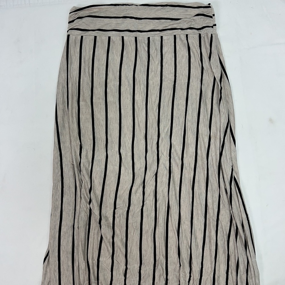2342 womens Olivia blue striped skirt